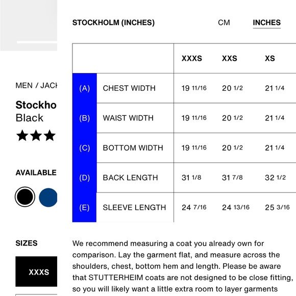 Stutterheim Frame Opal Raincoat Black/White - Picture 9 of 9